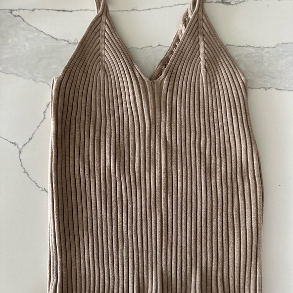 Carmel Knit Tank Top - Picture 1 of 2